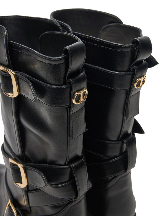 TWINSET Botine TWINSET 242TGT072 Negru