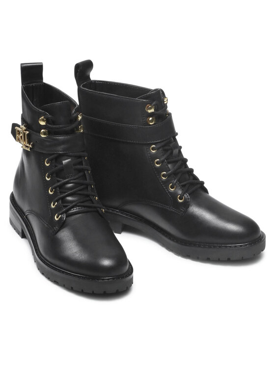 LAUREN RALPH LAUREN Kotníková obuv LAUREN RALPH LAUREN Elridge 802838413001 Černá