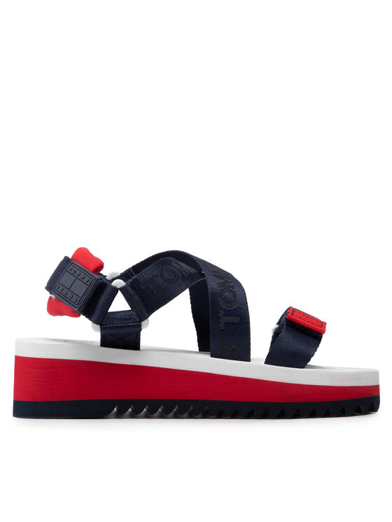 Tommy Jeans Sandale Tommy Jeans Flatform Eva Sandal EN0EN01839 Bleumarin
