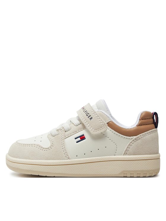 Tommy Hilfiger Αθλητικά Tommy Hilfiger Low Cut Lace-Up/Velcro Sneaker T1X9-33341-1269 M Λευκό
