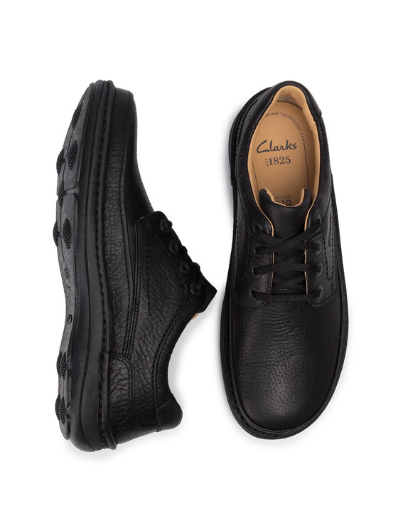 Clarks Туфлі Clarks Nature Three 203390087 Чорний
