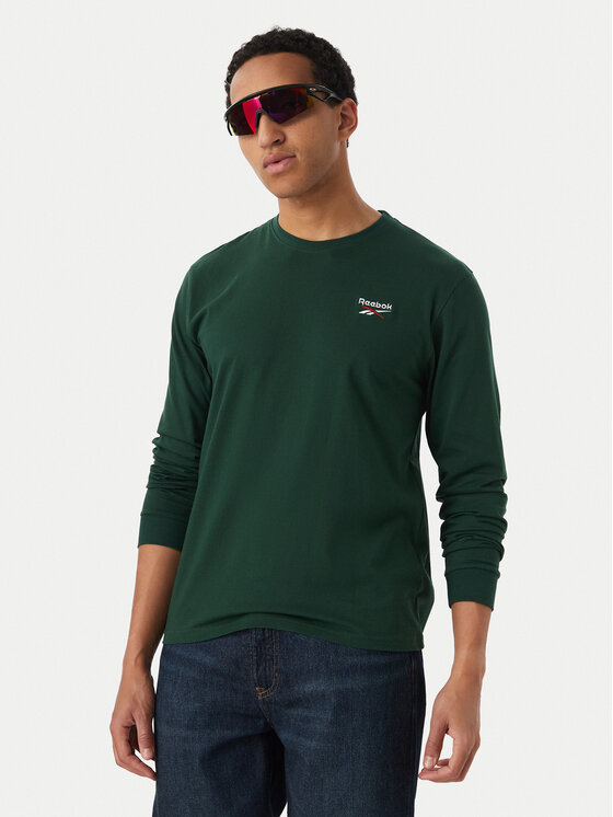 Reebok Reebok Longsleeve Feliks RK25738CCM Verde scuro Regular Fit