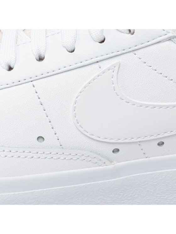 Nike Сникърси Nike Blazer Low Platform DJ0292 100 Бял