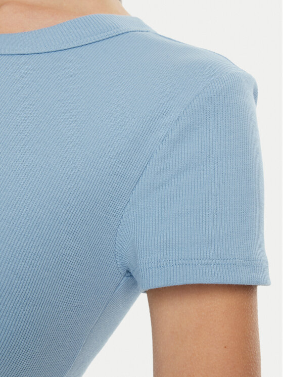 HUGO HUGO Футболка Easy 50523924 Світло-синій Slim Fit