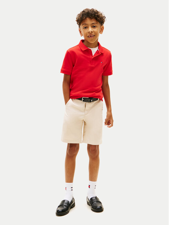 Tommy Hilfiger Tommy Hilfiger Polo Essential KB0KB10007 Rojo Regular Fit