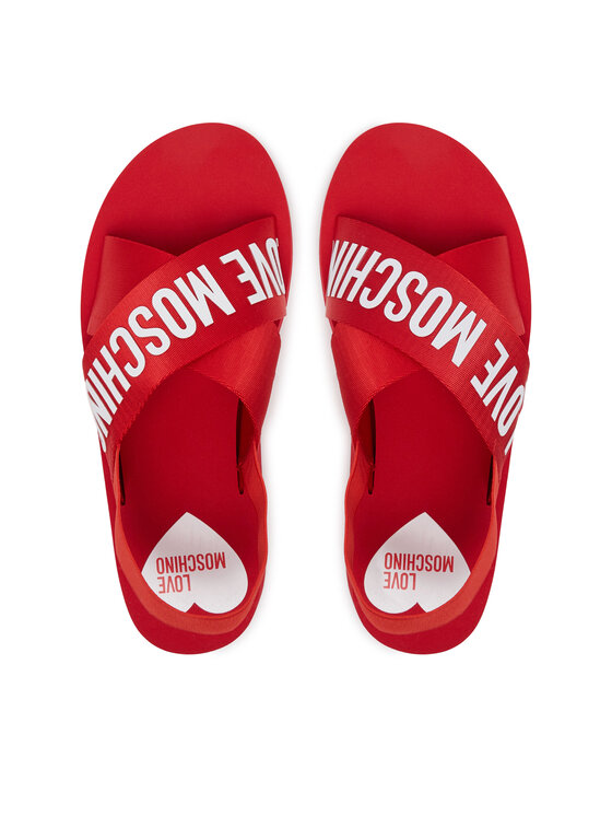 LOVE MOSCHINO Босоніжки LOVE MOSCHINO JA16214G0MIX5500 Червоний