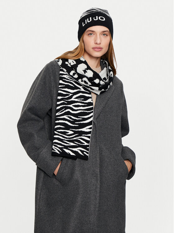 Liu Jo Šalles un cepures komplekts Liu Jo 2F4052 M0300 Melns