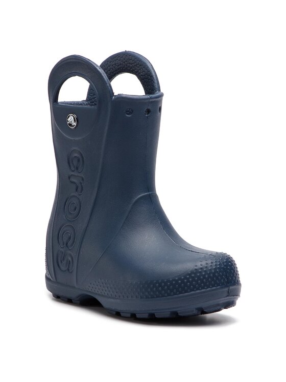 Crocs Гумові чоботи Crocs Handle It Rain Boot Kids 12803 Cиній