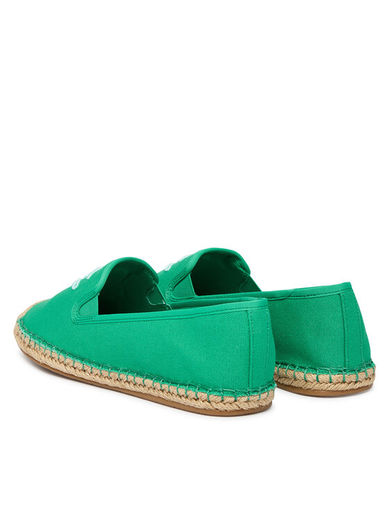 Tommy Hilfiger Εσπαντρίγιες Tommy Hilfiger Th Script Summer Espadrille FW0FW09240 Πράσινο