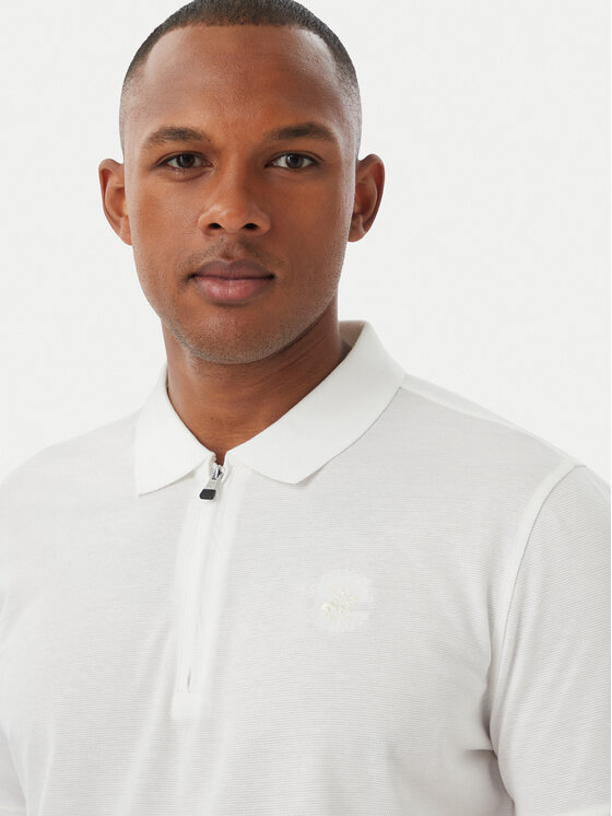 Beverly Hills Polo Club Beverly Hills Polo Club Поло M2734 Білий Regular Fit
