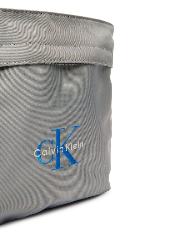 Calvin Klein Torbica za okrog pasu Calvin Klein Bold Flatpack LV04D3178G Siva