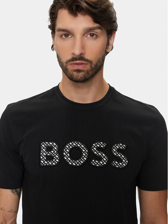 BOSS Boss Póló C-Thompson 06 50521520 Fekete Regular Fit