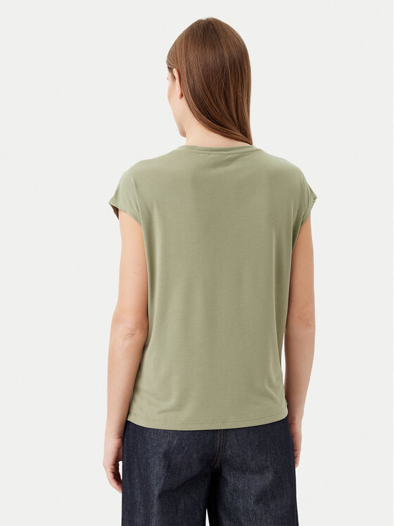 Vila Vila Футболка Modala 14074847 Зелений Regular Fit