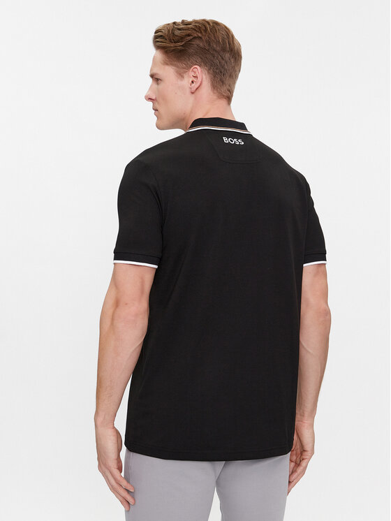 BOSS Boss Поло Paddy Pro 50469102 Чорний Regular Fit