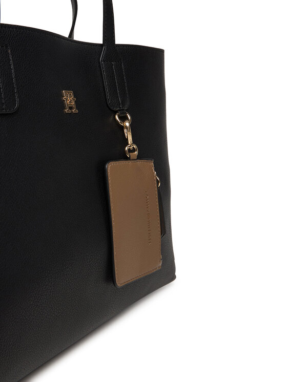 Tommy Hilfiger Borsetta Tommy Hilfiger Th Icon Satchel AW0AW18122 Nero