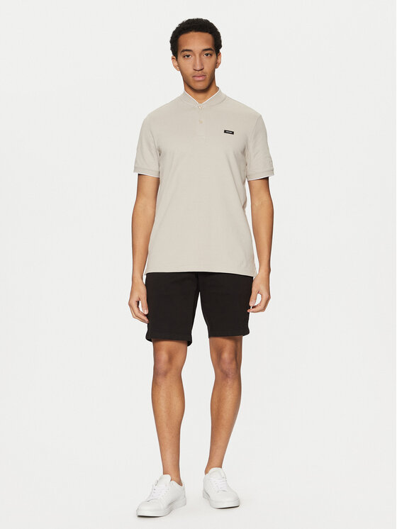 Calvin Klein Calvin Klein Polo K10K114139 Μπεζ Regular Fit