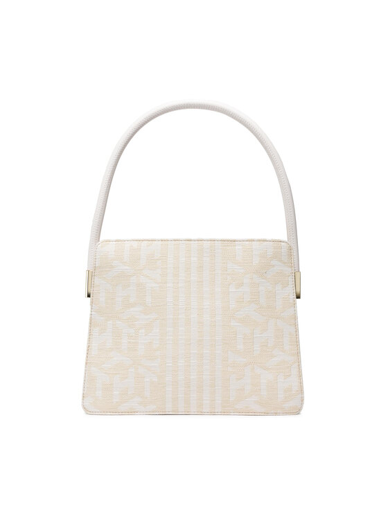 Tommy Hilfiger Táska Tommy Hilfiger New Tommy Shoulder Bag Canvas AW0AW12314 Bézs