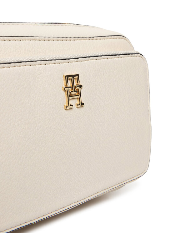 Tommy Hilfiger Ročna torba Tommy Hilfiger Th Icon Camera Bag AW0AW18120 Écru