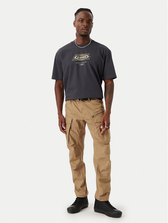 G-STAR G-Star Raw Kargo hlače Rovic D02190-D387 Bež Tapered Fit