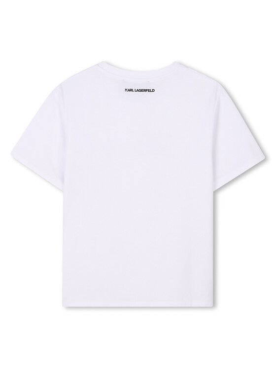 Karl Lagerfeld Kids Karl Lagerfeld Kids Футболка Z30485 D Білий Regular Fit