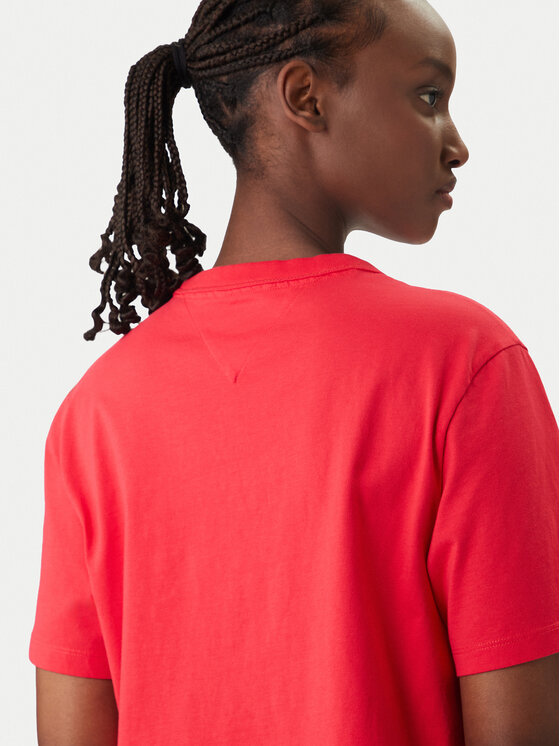 Tommy Jeans Tommy Jeans Camiseta DW0DW22202 Rojo Boxy Fit
