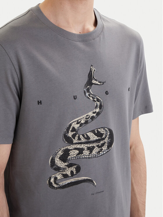 HUGO HUGO Camiseta Discorb 50557672 Gris Regular Fit