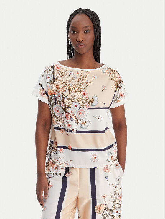 Liu Jo Liu Jo Camiseta WA6437 J6308 Beis Regular Fit