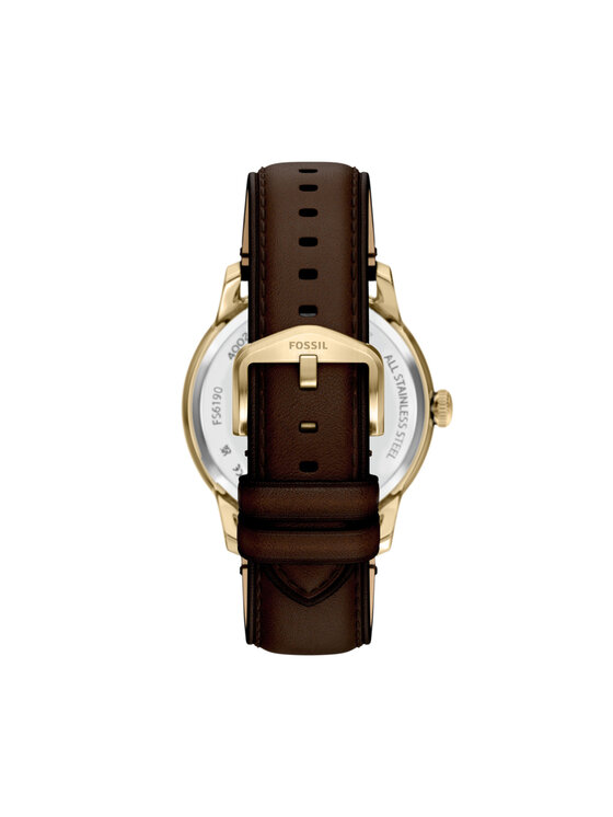 Fossil Ρολόι Fossil Townsman Big Tic FS6190 Καφέ