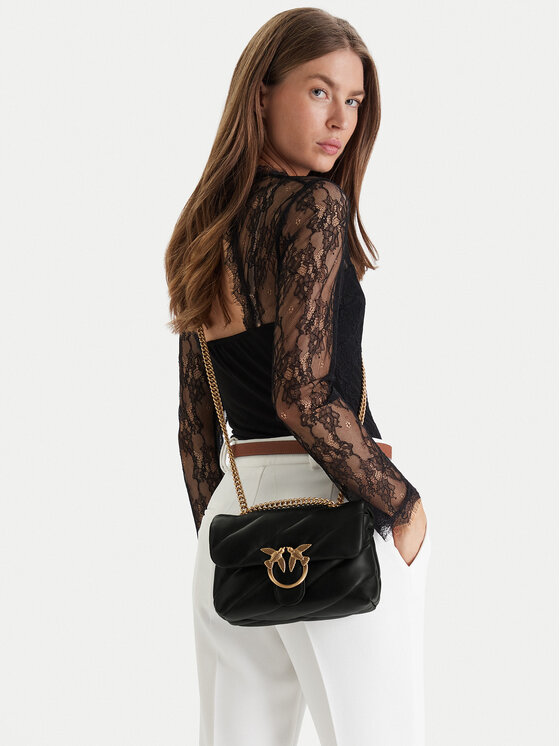 PINKO Bolso Pinko Love Mini Puff Cl PE 23 PLTT 100039 A0F2 Negro