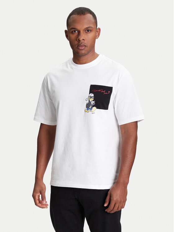 KARL LAGERFELD KARL LAGERFELD T-shirt 755097 553270 Bijela Regular Fit