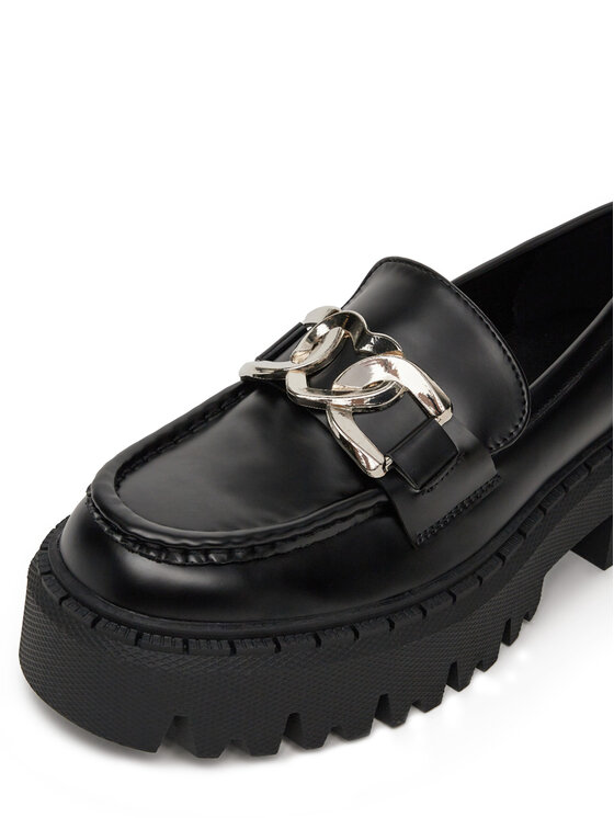 DeeZee Loafersy DeeZee 25365-7 Czarny