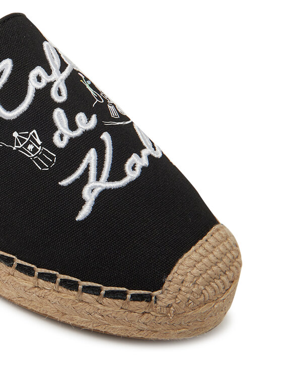 KARL LAGERFELD Espadrilės KARL LAGERFELD KL81125 Juoda