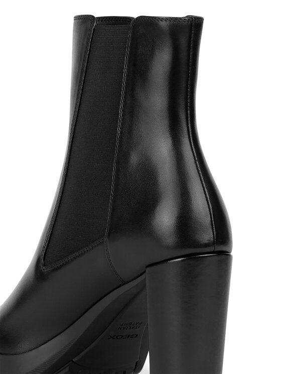 Geox Polokozačky Geox D Walk Pleasure 85 D35TFC 00043 C9999 Černá