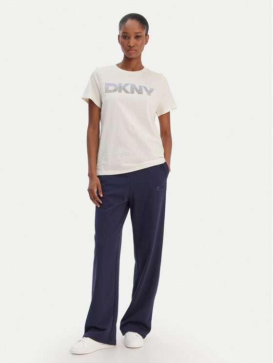 DKNY Sport DKNY Sport Футболка DP6T1557 Écru Relaxed Fit