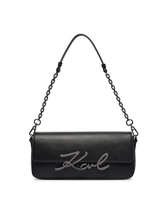 KARL LAGERFELD Ročna torba KARL LAGERFELD B3W30012 Črna