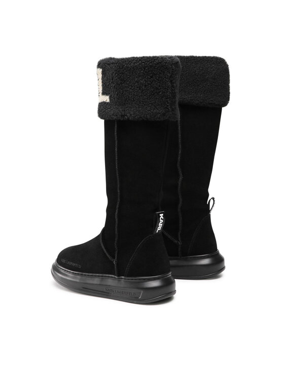KARL LAGERFELD Cizme KARL LAGERFELD KL44582 Negru