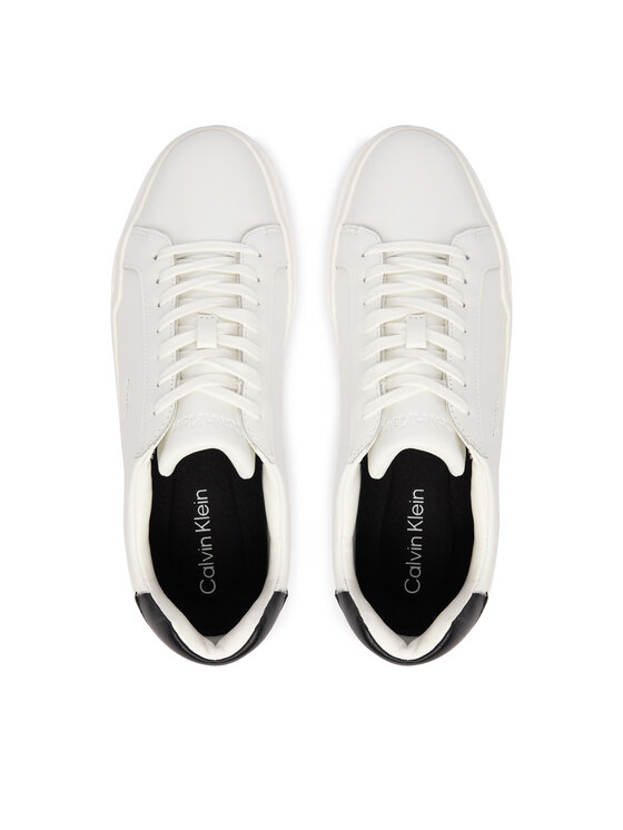 Calvin Klein Tenisice Calvin Klein Chunky Cupsole Laceup Lth YM0YM01344 Bijela