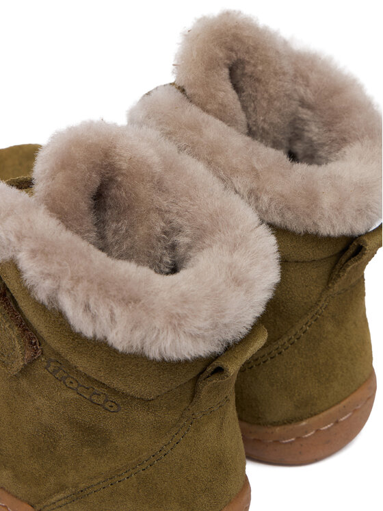 Froddo Kozačky Froddo Minni Suede G2110141-3 S Zelená