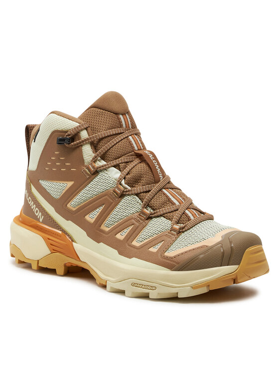Salomon Trekingová obuv Salomon X Ultra 360 Edge Mid Gore-Tex L47462700 Hnedá