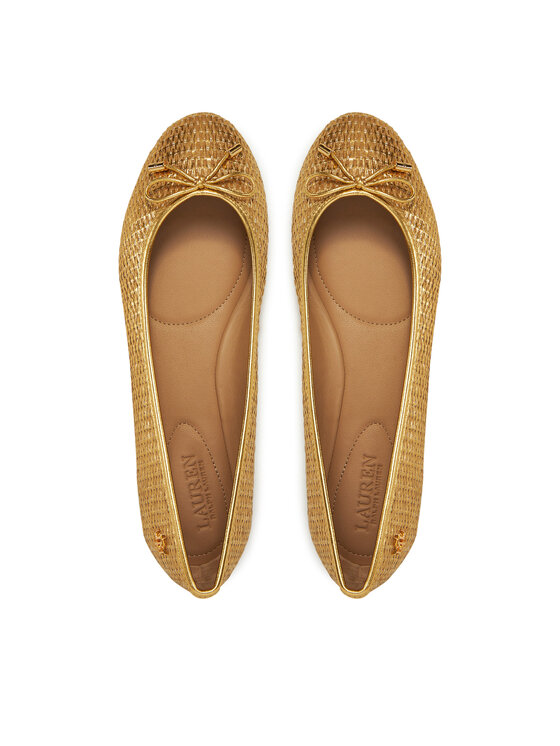 LAUREN RALPH LAUREN Balerinke LAUREN RALPH LAUREN 802956767001 Zlatna