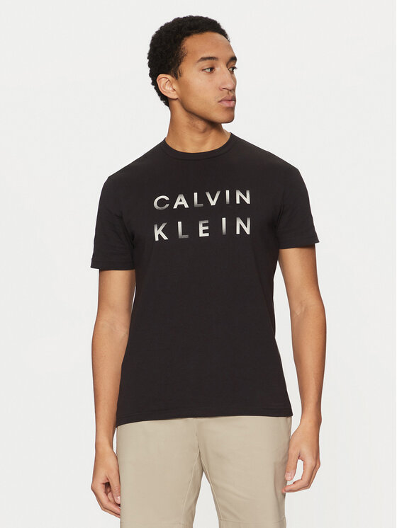 Calvin Klein Calvin Klein T-shirt K10K114156 Crna Regular Fit
