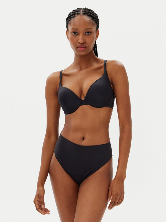 Hunkemöller Hunkemöller Siaurikės Smooth 206773 Juoda