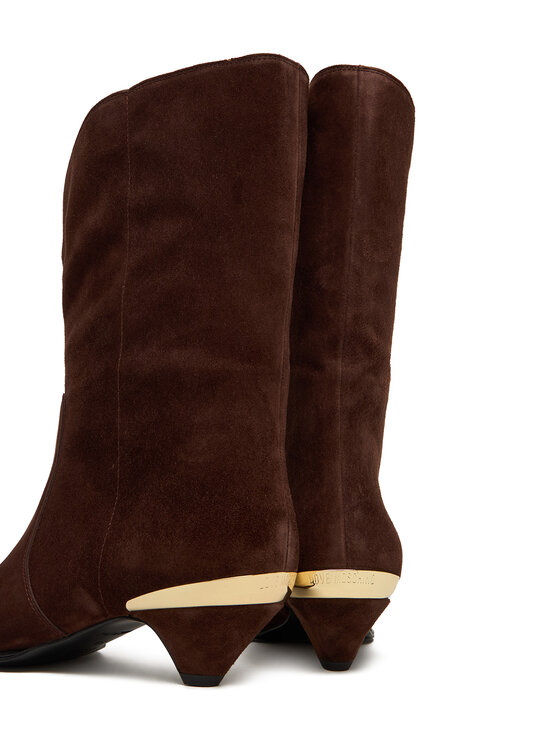 LOVE MOSCHINO Členková obuv LOVE MOSCHINO JA24363G0NJA0313 Hnedá