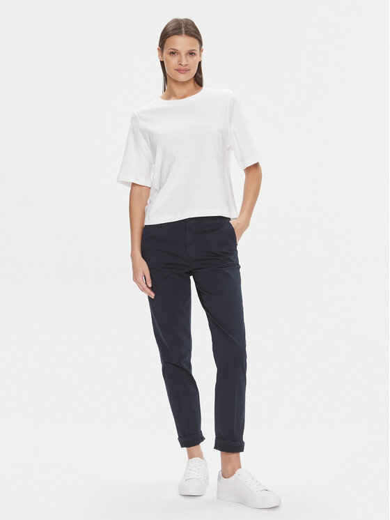 United Colors Of Benetton United Colors Of Benetton T-Shirt 3BL0E17G5 Λευκό Boxy Fit