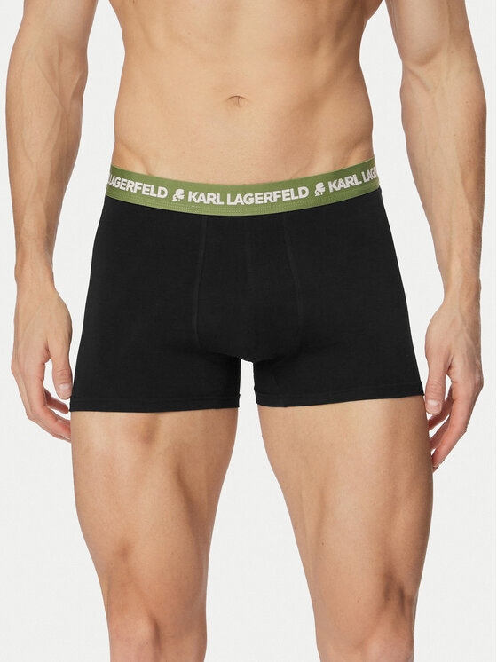 KARL LAGERFELD KARL LAGERFELD Conjunto de calzoncillos boxer B1M47030 Negro