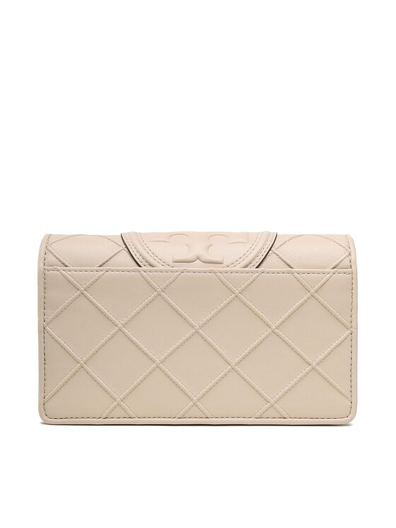 Tory Burch Soma Tory Burch Fleming Soft Chain Wallet 138853 Bēšs