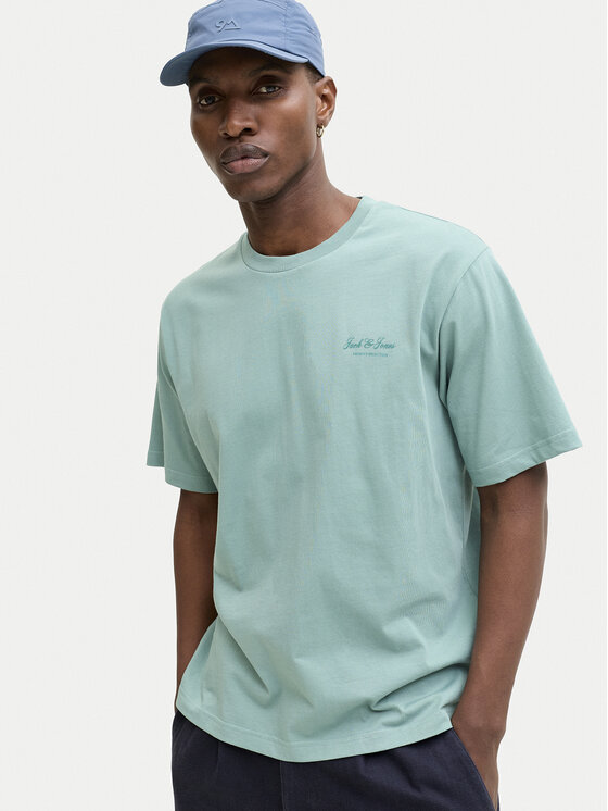 Jack & Jones Jack & Jones Camiseta Earchive 12287990 Turquesa Regular Fit