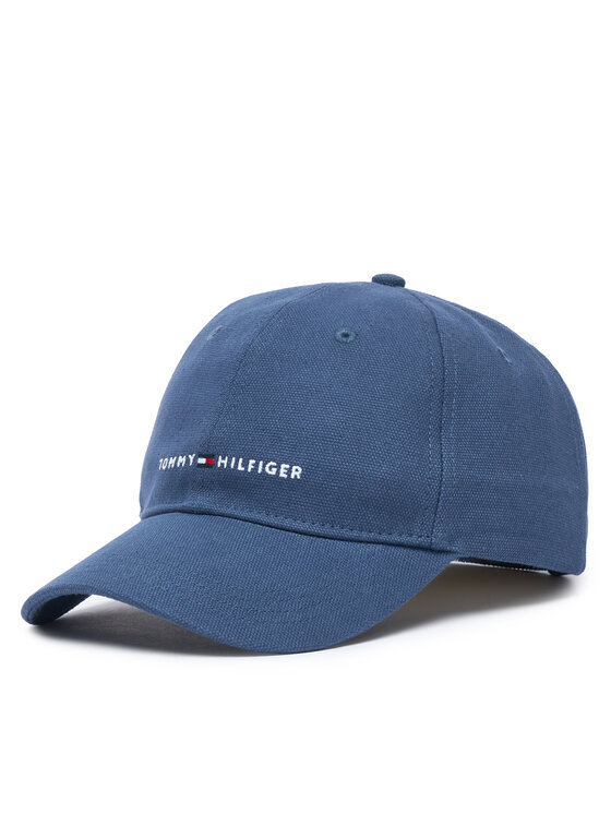 Tommy Hilfiger Șapcă Tommy Hilfiger Th Foundation Soft AM0AM14511 Albastru