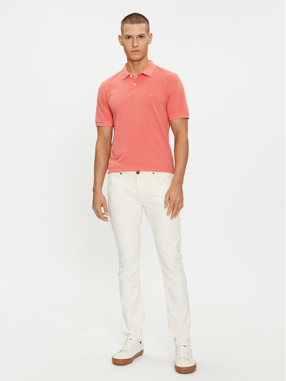 Lee Lee Поло 112349955 Червоний Regular Fit