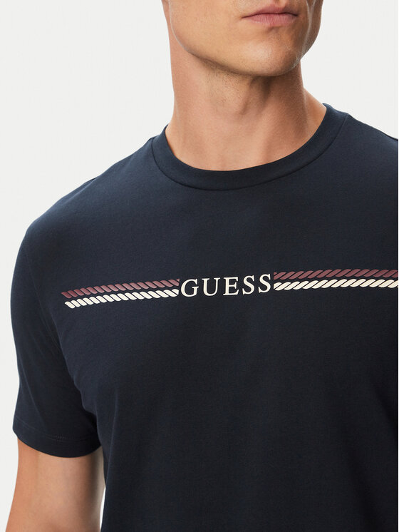 Guess Guess T-Shirt Z6BI05 K6536 Σκούρο μπλε Regular Fit